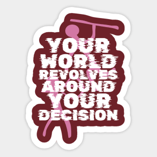 DECISION Sticker